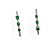 Brinco Ear Hook Esmeralda Ket - Imagem 1