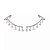 Brinco Ear Cuff mini gotas Cristal - Imagem 1