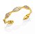Bracelete Torcido Cravejado Valentino - Imagem 1