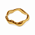 Anel Ondas Buzios Gold - Imagem 1