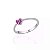 Anel Barbie Pink Prata 925 - Imagem 1