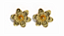 Brinco Flor Ouro Bali - Imagem 1