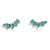 Brinco Ear Cuff Turmalina Prata 925 - Imagem 1