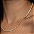 Colar Riviera Quatro Pontas Banhado Ouro18k - Imagem 2
