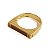 Anel Minimalista Quadrado Ouro - Imagem 1
