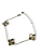 Pulseira Três Trevos Prata 925 - Imagem 1