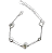 Pulseira Trevos Cravejado Madrepérola Prata 925 - Imagem 1