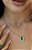 Colar Love Esmeralda Prata 925 - Imagem 2