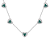 Colar Love Esmeralda Prata 925 - Imagem 1