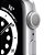Relógio Apple Watch Series 6 (GPS) Cx Prata Pulseira Branca - Imagem 2