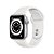 Relógio Apple Watch Series 6 (GPS) Cx Prata Pulseira Branca - Imagem 1