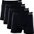 Kit 4 Cuecas Cueca Boxer MashMasculino Preto 711.02E - Imagem 1