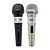 Microfone M-201 Par Preto E Prata Plastico Com Fio Mxt Novo - Imagem 3