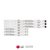 Kit regua de LED TV LG 43LJ5500 - AGF78860201 - Imagem 4