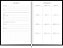 Agenda Executiva Costurada Diária 14,5 x 20,5 cm Prátika Permanente - Preto - Tilibra - Imagem 2