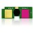 Chip Toner HP Q2672A 72A Yellow - HP 3550 3500 3700 para 4.000 impressões - Imagem 1