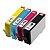 Kit 4 Cartucho Jato de Tinta HP 564 564 XL - Impressoras HP 3520 3526 3070a b611a b611b CMYK Compatível - Imagem 1