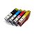 Kit 4 Cartucho Jato de Tinta HP 670 670XL Black + Color - Impressoras HP 4615 4625 5525 3525 Compatível - Imagem 1