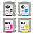Kit 4 Cartucho para Impressoras HP 10 10XL Black 11 11XL Coloridos - HP 500 2600 K850 9130 9120 9110 Compatível - Imagem 1