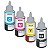 Kit 4 Tinta Epson Ecotank L 1300 CMYK Corante Original de 70ml - Imagem 1