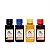 Kit 4 Tinta para Cartucho HP 950 951, Impressora 8600 810 8610 8620 8600 Plus 276dw 251dw Pigmentada de 100ml - Imagem 1