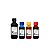 Kit 4 Tinta para Recarga HP 74 92 94 Impressora C4480 C3180 C4280 1510 de 250ml Black e 100ml Color QuimiPrime - Imagem 1