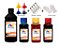 Kit 4 Tinta Canon GL-10 GL10 de 500ml Black e 100ml Color Linha Platinum - Imagem 1