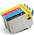 Kit Cartucho Para Epson R320 T048120 a 486 CMYK compatível - Imagem 1