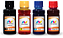Kit 4 Tinta HP Smart Tank 724 581 674 100ml BK Pigmentado - Imagem 1