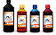 Kit 4 Tinta HP C309g D210a 3526 564 2,5L BK Pigmentado - Imagem 1