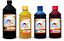 Kit 4 Tinta HP 7500A 6000DWN 6500A 2,5L CMYK Pigmentado - Imagem 1