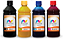 Kit 4 Tinta HP Pro 7740 8210 8216 500ml CMYK Pigmentado - Imagem 1