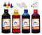 Kit 4 Tinta HP 7510 7100A 932 933 de 500ml CMYK Pigmentado - Imagem 1