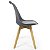 Cadeira Charles Eames Eiffel Saarinen - Cinza - Imagem 2