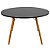 Mesa Redonda Eiffel 120cm - Preto - Imagem 2