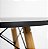 Mesa Redonda Eiffel 70cm - Preto - Imagem 5