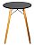 Mesa Redonda Eiffel 60cm - Preto - Imagem 2