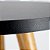 Mesa De Canto Redonda 35cm - Preto - Imagem 6
