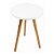 Mesa De Canto Redonda 35cm - Branco - Imagem 2