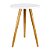 Mesa De Canto Redonda 35cm - Branco - Imagem 1