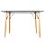 Mesa de Jantar Eiffel 120x80 - Preto - Imagem 3
