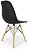 Mesa de Jantar Retangular 120x80cm Preta com 4 Cadeiras Eames Preta - Imagem 8