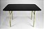 Mesa de Jantar Retangular 120x80cm Preta com 4 Cadeiras Eames Preta - Imagem 4