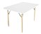 Mesa de Jantar Retangular 120x80cm Branco com 4 Cadeiras Eames Branca - Imagem 4