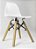 Mesa Infantil Branca 50cm Redonda trípe 4 Cadeiras Eiffel Branco - Imagem 9