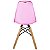 Mesa Infantil Branca 50cm Redonda trípe 4 Cadeiras Eiffel Rosa-Bebê - Imagem 8