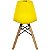 Mesa Infantil Branca 50cm Redonda trípe 4 Cadeiras Eiffel Amarelo - Imagem 9
