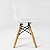Mesa Infantil Branca 50cm Quadrada trípe 4 Cadeiras Eiffel Branco - Imagem 8