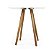 Mesa Infantil Branca 50cm Quadrada Tripé + 4 Cadeiras Eiffel Colorido - Imagem 3