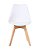 Mesa de Jantar Redonda Sofia 90cm Branca com 4 Cadeiras Siena Branca - Imagem 5